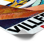 ヴィンテージヴィルフランシュ・シュルメール・フランス旅行ポスター ポスター (角)