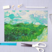 ヴィンテージヴィンセントヴァンゴッホグリーンウィートフィールド 薄葉紙 (クラフト)