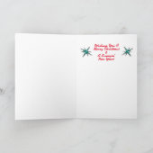 ヴィンテージヴェットネオンサインレトロクリスマスカード シーズンカード (内部)