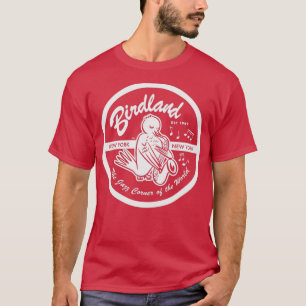 ヴィンテージヴェニューバードランドジャズクラブトリブレンド Tシャツ