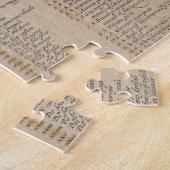 ヴィンテージヴェネツィアの地図(1572) ジグソーパズル (側面)