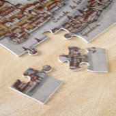 ヴィンテージヴェネツィアの地図(1649) ジグソーパズル (側面)