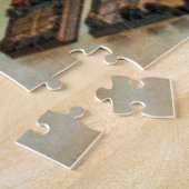 ヴィンテージヴェネツィアの地図(1891年) ジグソーパズル (側面)