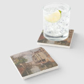 ヴィンテージヴェネツィアアントニオレトヴェネチアンカナル ストーンコースター (横)