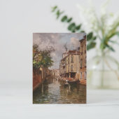 ヴィンテージヴェネツィアアントニオレトヴェネチアンカナル ポストカード (スタンド正面)