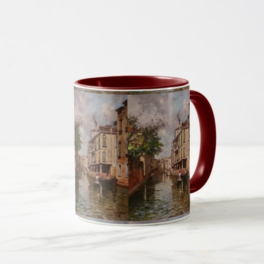ヴィンテージヴェネツィアアントニオレトヴェネチアンカナル マグカップ (正面右)