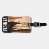 ヴィンテージヴェネツィアイタリアゴンドラトラベル ラゲッジタグ (正面横)