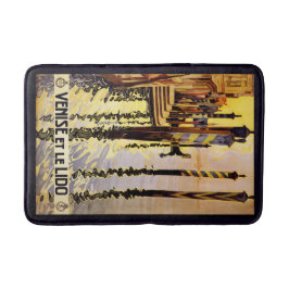 ヴィンテージヴェネツィアイタリア旅行ポスターバスマット バスマット