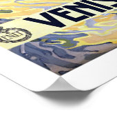 ヴィンテージヴェネツィアイタリア旅行ポスター ポスター (角)