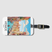 ヴィンテージヴェネツィアイタリア旅行作品 ラゲッジタグ (正面横)