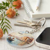 ヴィンテージヴェネツィアイタリア キーホルダー (正面右)