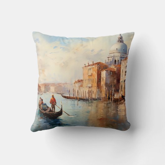 ヴィンテージヴェネツィアイタリア クッション (裏面)