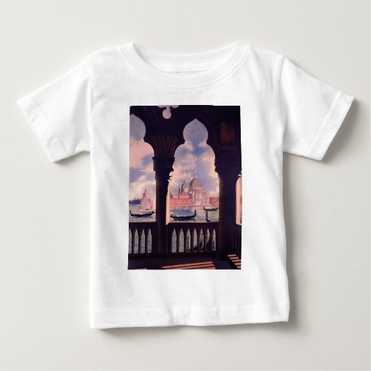 ヴィンテージヴェネツィアイタリア ベビーTシャツ (正面)