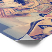 ヴィンテージヴェネツィアカーニバルマスク ポスター (角)