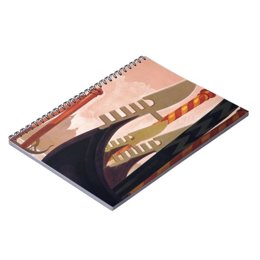 ヴィンテージヴェネツィアゴンドラ ノートブック (左側)