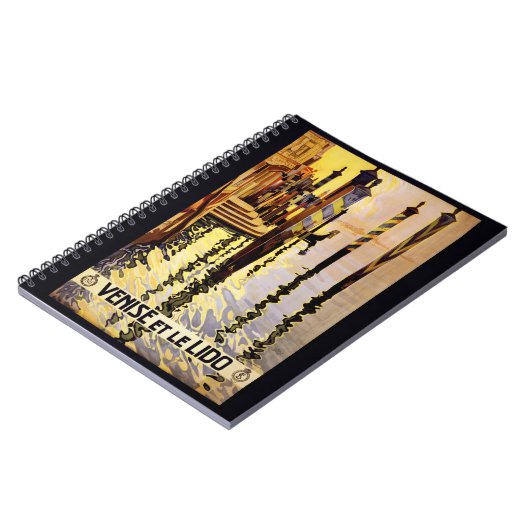 ヴィンテージヴェネツィアヴェネツィアイタリア ノートブック (左側)