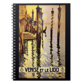 ヴィンテージヴェネツィアヴェネツィアイタリア ノートブック (正面)