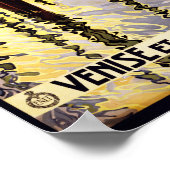 ヴィンテージヴェネツィア旅行ポスター ポスター (角)