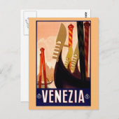ヴィンテージヴェネツィア葉書 ポストカード (正面/裏面)