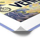 ヴィンテージヴェネツィア，イタリア旅行ポスター ポスター (角)