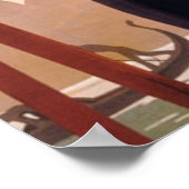 ヴィンテージヴェネツィア・ゴンドラ・アートポスター ポスター (角)