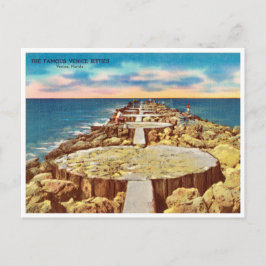 ヴィンテージヴェネツィア，フロリダ，ジェット海シーン ポストカード