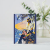 ヴィンテージヴェラクルス旅行観光アートワーク ポストカード (スタンド正面)