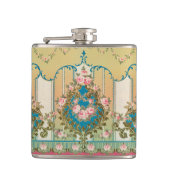 ヴィンテージヴェルサイユロココピスタイリッシュックローゼス金ゴールド フラスク (正面)