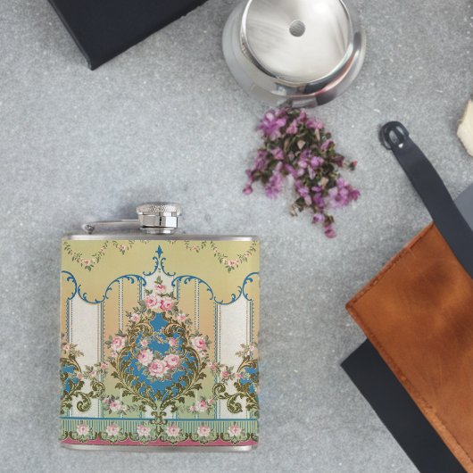 ヴィンテージヴェルサイユロココピスタイリッシュックローゼス金ゴールド フラスク