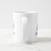 ヴィンテージヴェロピードペニーファーティンバイクブルー ジャンボコーヒーマグカップ (裏面)