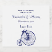 ヴィンテージヴェロピードペニーファーティンバイクブルー ビールラベル (シングルラベル)