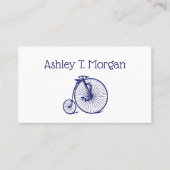 ヴィンテージヴェロピードペニーファーティンバイクブルー 名刺 (正面)