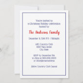 ヴィンテージヴェロピードペニーファーティンバイクブルー 招待状 (裏面)