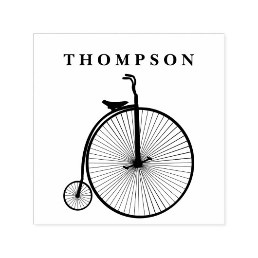 ヴィンテージヴェロピードペニー農機自転車 セルフインキングスタンプ (デザイン)