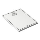 ヴィンテージヴェロピードペニー農機自転車 ノートパッド (アングル)