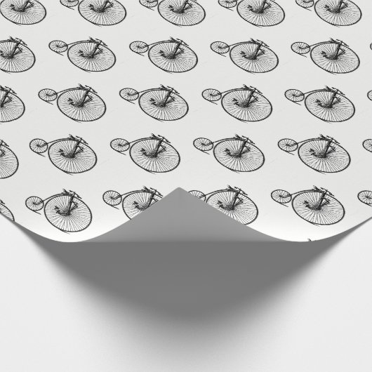 ヴィンテージヴェロピードペニー農機自転車 ラッピングペーパー (角)