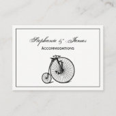 ヴィンテージヴェロピードペニー農機自転車 名刺 (正面)