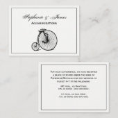 ヴィンテージヴェロピードペニー農機自転車 名刺 (正面/裏面)