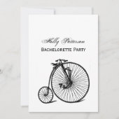 ヴィンテージヴェロピードペニー農機自転車 招待状 (正面)