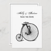ヴィンテージヴェロピードペニー農機自転車 招待状 (正面/裏面)