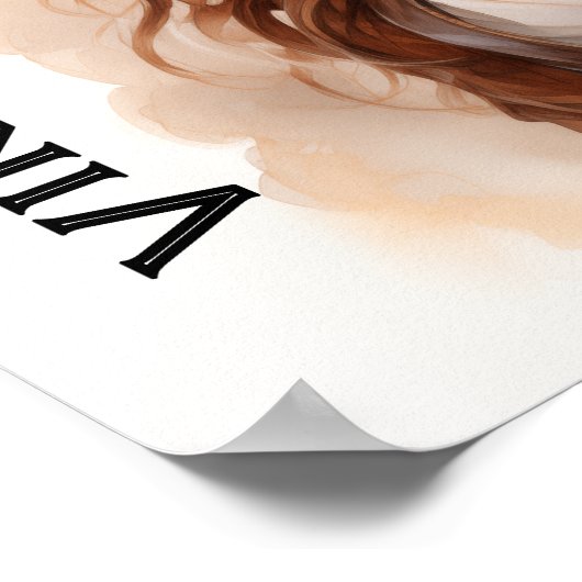 ヴィンテージヴォーグスチームパンクヤングウーマンレトロ ポスター (角)