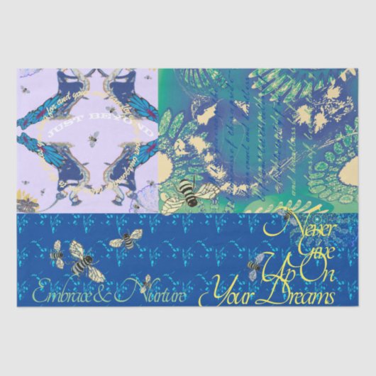 ヴィンテージヴォーグ包装紙 薄葉紙 (正面)