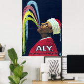 ヴィンテージヴォードヴィル・アルイ、謎のエジプト ポスター (ホームオフィス)