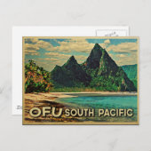 ヴィンテージーフ南太平洋 ポストカード (正面/裏面)