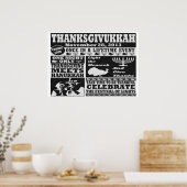 ヴィンテージ一世の感謝祭ポスター ポスター (キッチン)