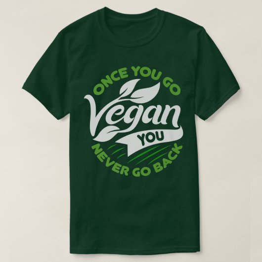ヴィンテージ一度行くビーガン決して戻るベジータ Tシャツ (デザイン正面)