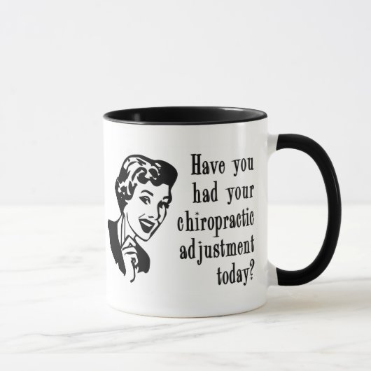 ヴィンテージ一見のChiroの広告のマグ マグカップ (右)