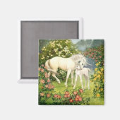 ヴィンテージ一角獣 マグネット (正面/裏面)