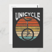 ヴィンテージ一輪車アーティストスポーツ一輪車 ポストカード (正面/裏面)