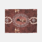 ヴィンテージ丁合 フリースブランケット (正面(横))